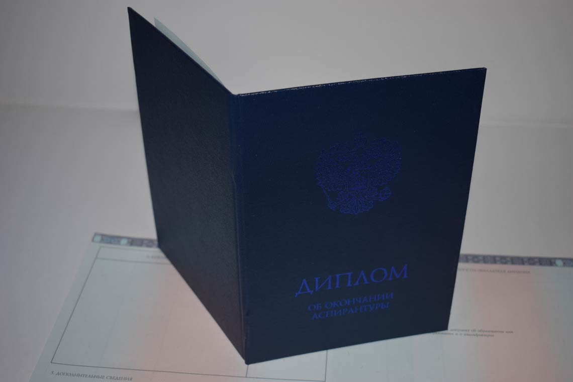 Диплом Аспирантуры 2014-2025 в Челябинске корка